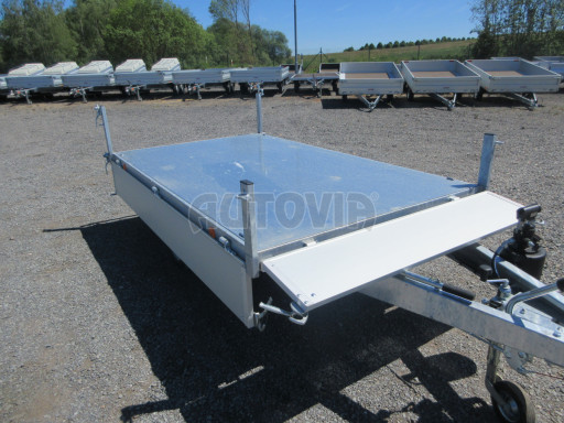 Sklápěcí přívěs VER SK 1,5T 2,65x1,55/0,30 ruč č.31