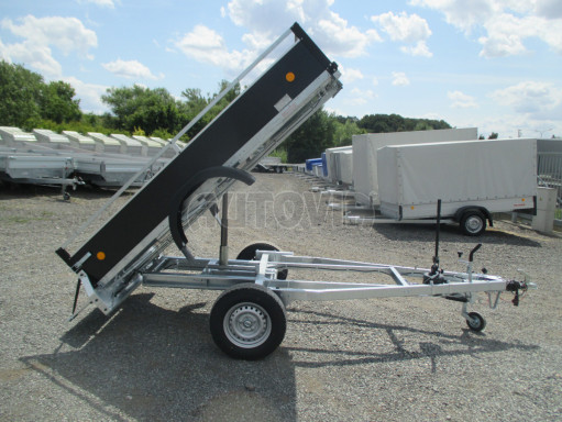 Hydraulicky sklopný přívěs ZV 26 1,3T B1 HS 2,50x1,30/0,35