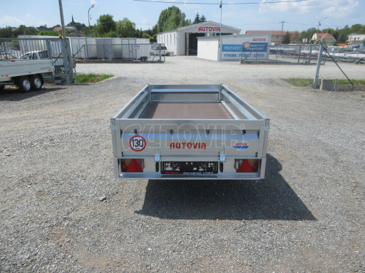 Přívěs za osobní auto brzděný KLB 1,3t 2,65x1,30/0,34 č.7