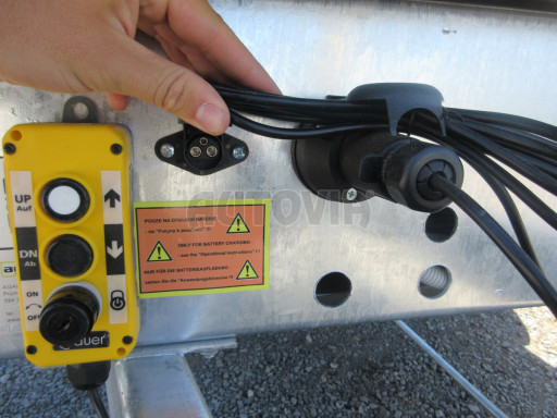 Sklopný přívěs ATS 3SKS 2,7T 3,32x1,70/1,35 POČ GITTER v elektrice č.14