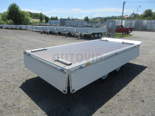 Třístranný sklápěč ATS 3SKS 2,7T 3,32x1,70/0,35 ECO ruční hydraulika č.31