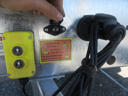 Třístranný sklopný přívěs s nástavbou bočnic ATS 3SKS 2,7T 3,32x1,70/0,70 ECO ZN v elektrice č.14