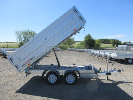 Třístranný sklopný přívěs s nástavbou bočnic ATS 3SKS 2,7T 3,32x1,70/0,70 ECO ZN v elektrice č.20