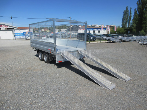 Sklopný přívěs ATS 3SKS 2,7T 3,32x1,70/1,35 POČ GITTER v elektrice č.44