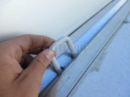 Třístranný sklopný přívěs s nástavbou bočnic ATS 3SKS 2,7T 3,32x1,70/0,70 ECO ZN v elektrice č.49