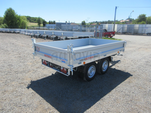 Třístranný sklápěcí přívěs VER 3SKS 2,7T 2,65x1,55/0,30 v elektrice č.10