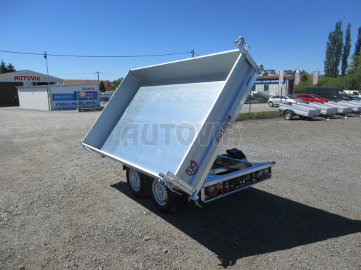 Třístranný sklápěcí přívěs VER 3SKS 2,7T 2,65x1,55/0,30 v elektrice č.30