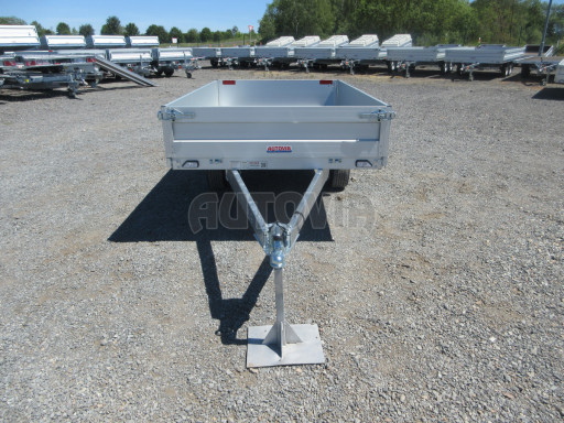 Nebrzděný přívěs s koly pod ložnou plochou ZV 22 750kg N1 2,55x1,55/0,35 zesílená náprava, 10