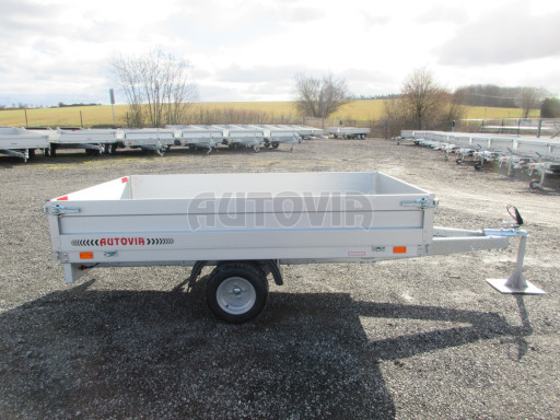 Nebrzděný přívěs ZV 22 750kg N1 2,55x1,50/0,35 10