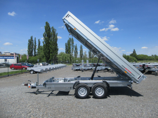 Třístranný sklopný přívěs PHT 3,5T 4,18x2,10/0,35 v elektrice č.20