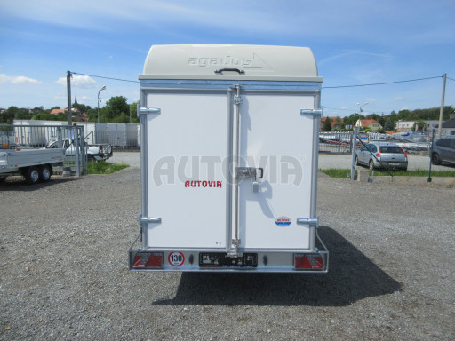 Skříňový brzděný přívěs - dvoukřídlé dveře ZV 27 B1 1,3T O 2,50x1,48/1,65 č.7