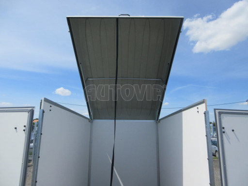 Skříňový brzděný přívěs - dvoukřídlé dveře ZV 27 B1 1,3T O 2,50x1,48/1,65 č.24