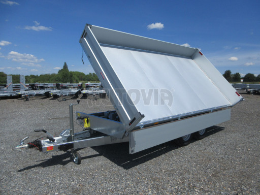 Třístranný sklopný přívěs PHT 3,5T 4,18x2,10/0,35 v elektrice č.4