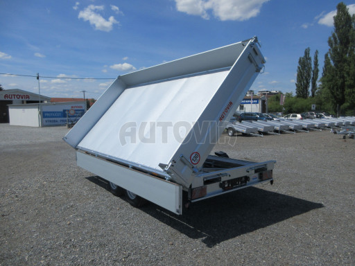 Třístranný sklopný přívěs PHT 3,5T 4,18x2,10/0,35 v elektrice č.40