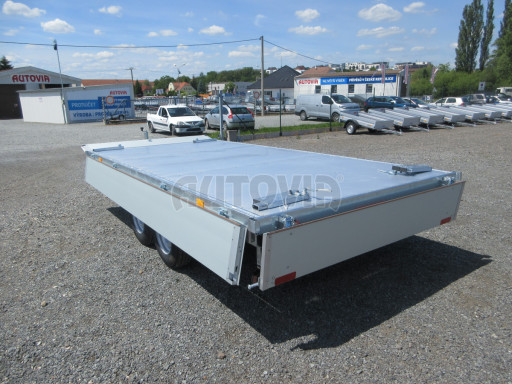 Třístranný sklopný přívěs PHT 3,5T 4,18x2,10/0,35 v elektrice č.42