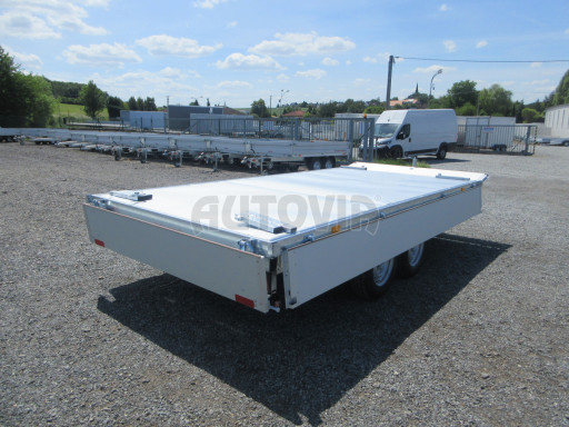 Třístranný sklopný přívěs PHT 3,5T 4,18x2,10/0,35 v elektrice č.43