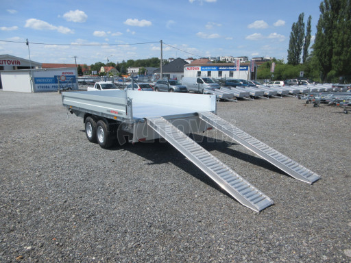 Třístranný sklopný přívěs PHT 3,5T 4,18x2,10/0,35 v elektrice č.5