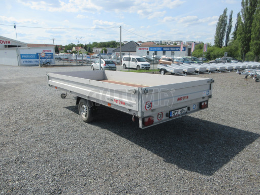 Bazarový jednonápravový přívěs ZV 41 1,3T B1 4,17x2,00/0,35 13