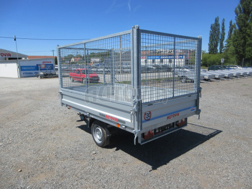 Sklápěcí přívěs VER SK 1,5T 2,65x1,55/1,30 GITTER, ruč. č.6