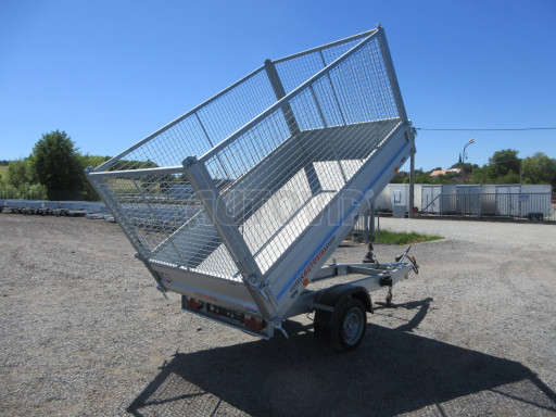 Sklápěcí přívěs VER SK 1,5T 2,65x1,55/1,30 GITTER, ruč. č.20