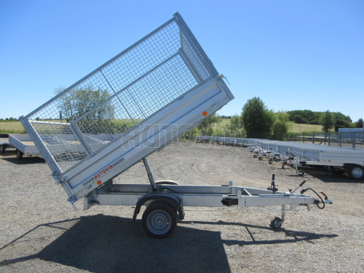 Sklápěcí přívěs VER SK 1,5T 2,65x1,55/1,30 GITTER, ruč. č.21