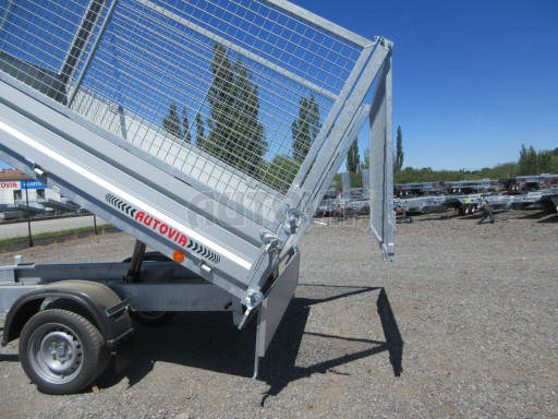 Sklápěcí přívěs VER SK 1,5T 2,65x1,55/1,30 GITTER, ruč. č.27