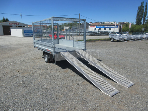 Sklápěcí přívěs VER SK 1,5T 2,65x1,55/1,30 GITTER, ruč. č.3
