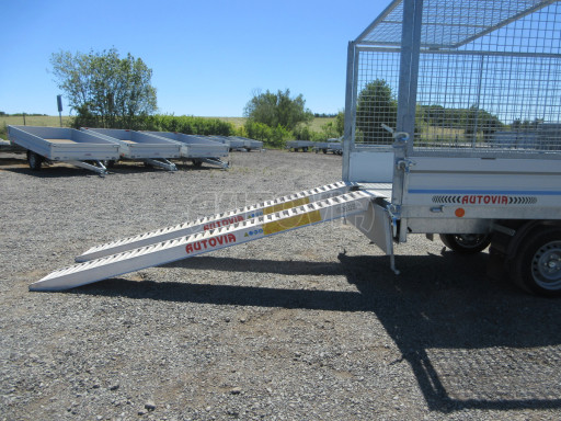 Sklápěcí přívěs VER SK 1,5T 2,65x1,55/1,30 GITTER, ruč. č.32
