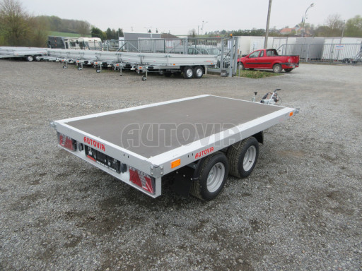 Dvouosý nízkoložný přívěs v provedení plato ZV 22 2,7T B2 2,55x1,50 10