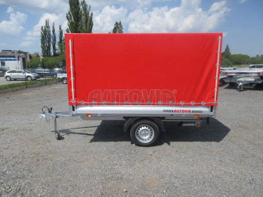 Přívěs za osobní auto VT 26/16 750kg 2,60x1,62/1,35 konstrukce s plachtou č.2
