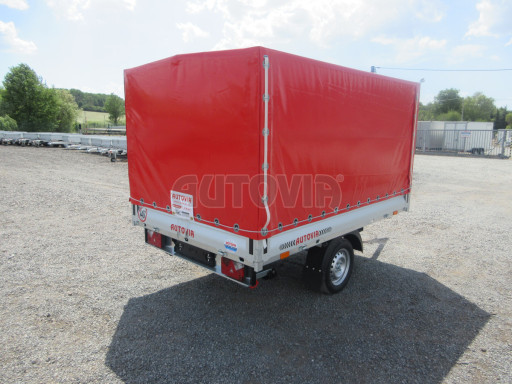 Přívěs za osobní auto VT 26/16 750kg 2,60x1,62/1,35 konstrukce s plachtou č.5