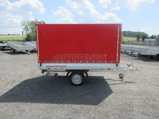 Přívěs za osobní auto VT 26/16 750kg 2,60x1,62/1,35 konstrukce s plachtou č.6
