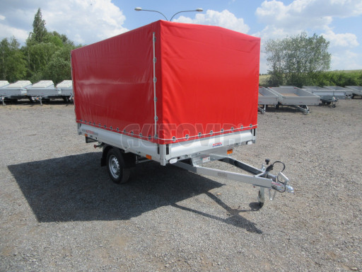 Přívěs za osobní auto VT 26/16 750kg 2,60x1,62/1,35 konstrukce s plachtou č.7