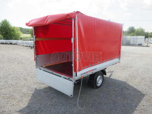 Přívěs za osobní auto VT 26/16 750kg 2,60x1,62/1,35 konstrukce s plachtou č.15