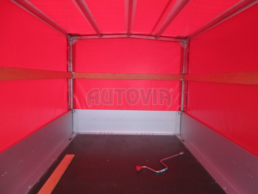 Přívěs za osobní auto VT 26/16 750kg 2,60x1,62/1,35 konstrukce s plachtou č.16