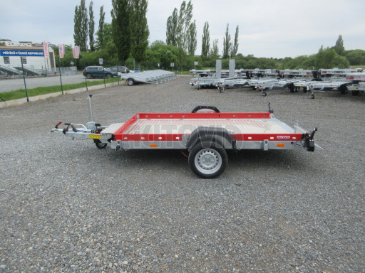 Hydraulicky sklopný přepravník HS 1,8T Red 2,72x1,62/0,10 č.3
