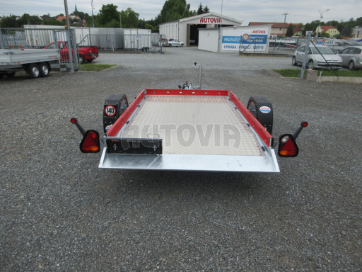 Hydraulicky sklopný přepravník HS 1,8T Red 2,72x1,62/0,10 č.5