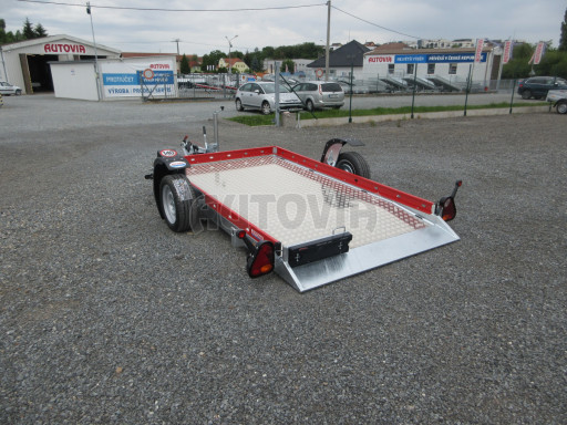 Hydraulicky sklopný přepravník HS 1,8T Red 2,72x1,62/0,10 č.13