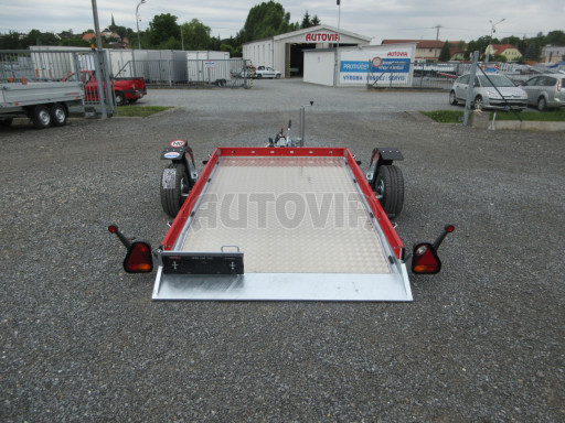 Hydraulicky sklopný přepravník HS 1,8T Red 2,72x1,62/0,10 č.14