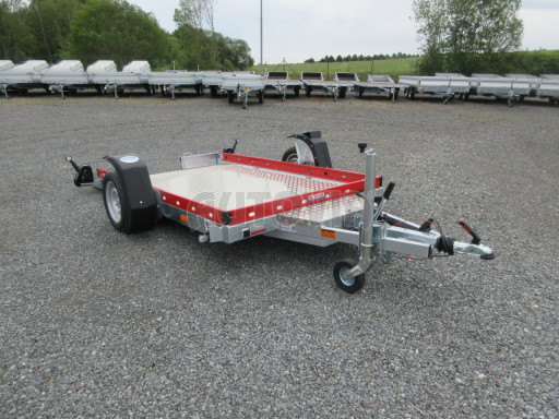 Hydraulicky sklopný přepravník HS 1,8T Red 2,72x1,62/0,10 č.16