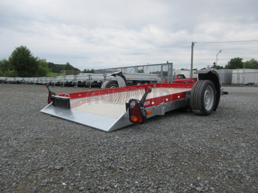 Hydraulicky sklopný přepravník HS 1,8T Red 2,72x1,62/0,10 č.17