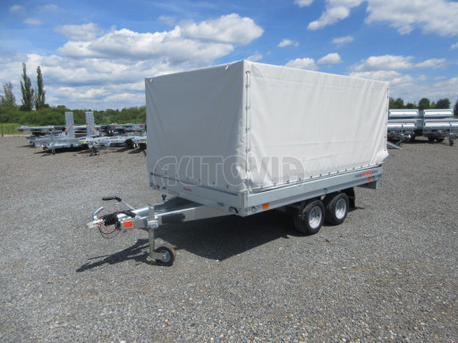 Přívěsný vozík s plachtou ZV 32 2,7T B2 3,00x1,80/1,33 10