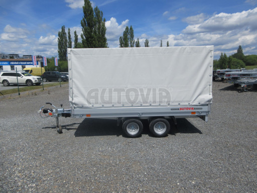 Přívěsný vozík s plachtou ZV 32 2,7T B2 3,00x1,80/1,33 10