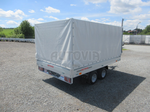 Přívěsný vozík s plachtou ZV 32 2,7T B2 3,00x1,80/1,33 10