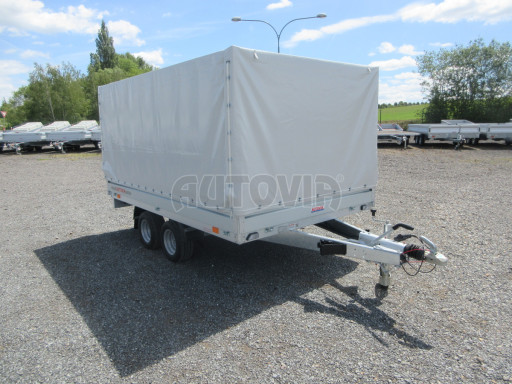 Přívěsný vozík s plachtou ZV 32 2,7T B2 3,00x1,80/1,33 10