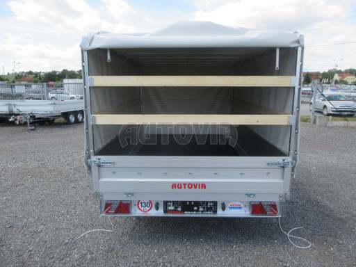 Přívěsný vozík s plachtou ZV 32 2,7T B2 3,00x1,80/1,33 10