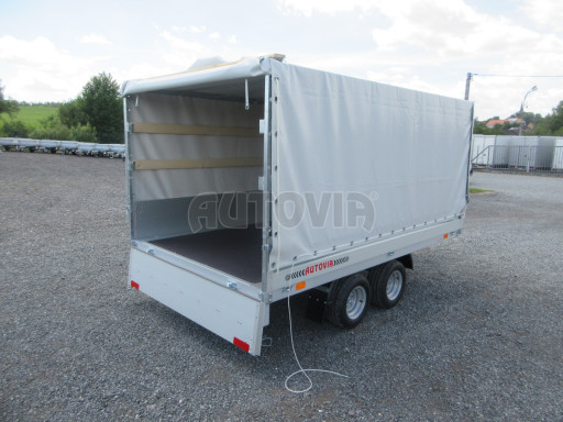 Přívěsný vozík s plachtou ZV 32 2,7T B2 3,00x1,80/1,33 10