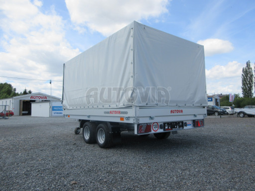 Přívěsný vozík s plachtou ZV 32 2,7T B2 3,00x1,80/1,33 10