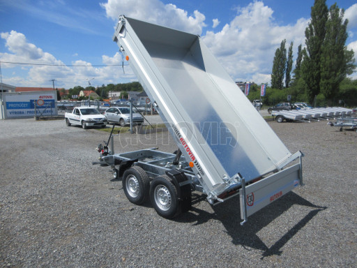 Třístranný sklápěč VER 3SKS 2,7T 2,65x1,55/0,30 ruč č.2