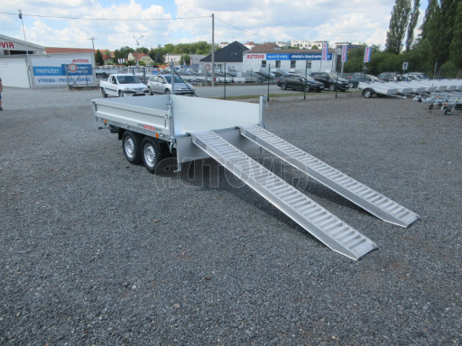 Třístranný sklápěč VER 3SKS 2,7T 2,65x1,55/0,30 ruč č.44